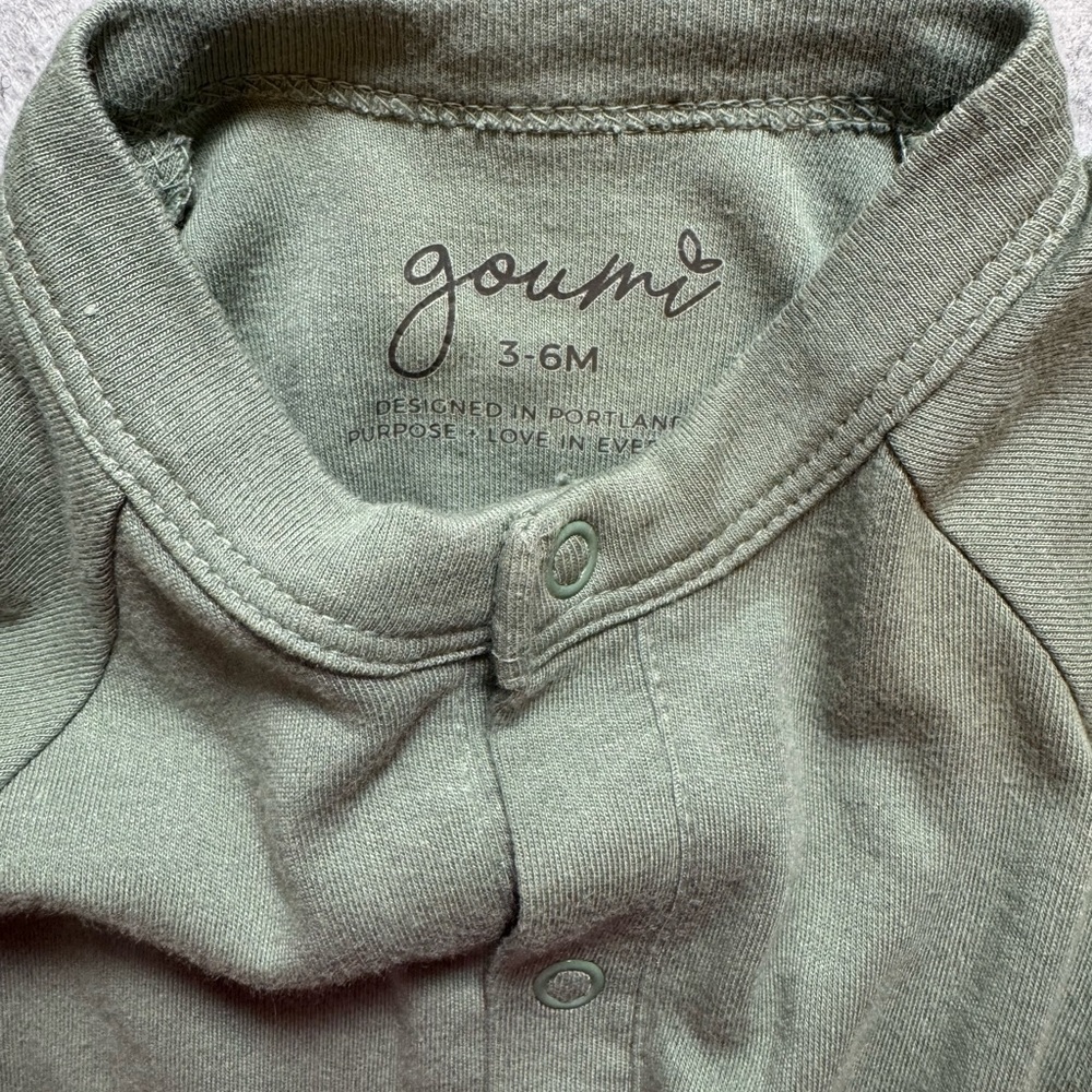 Goumi Green 24 Hour Convertible Gown Size 3-6M - Picture 5 of 6